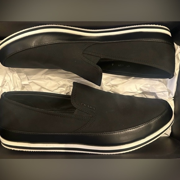 Prada men's slip on shoes - Picture 7 of 13